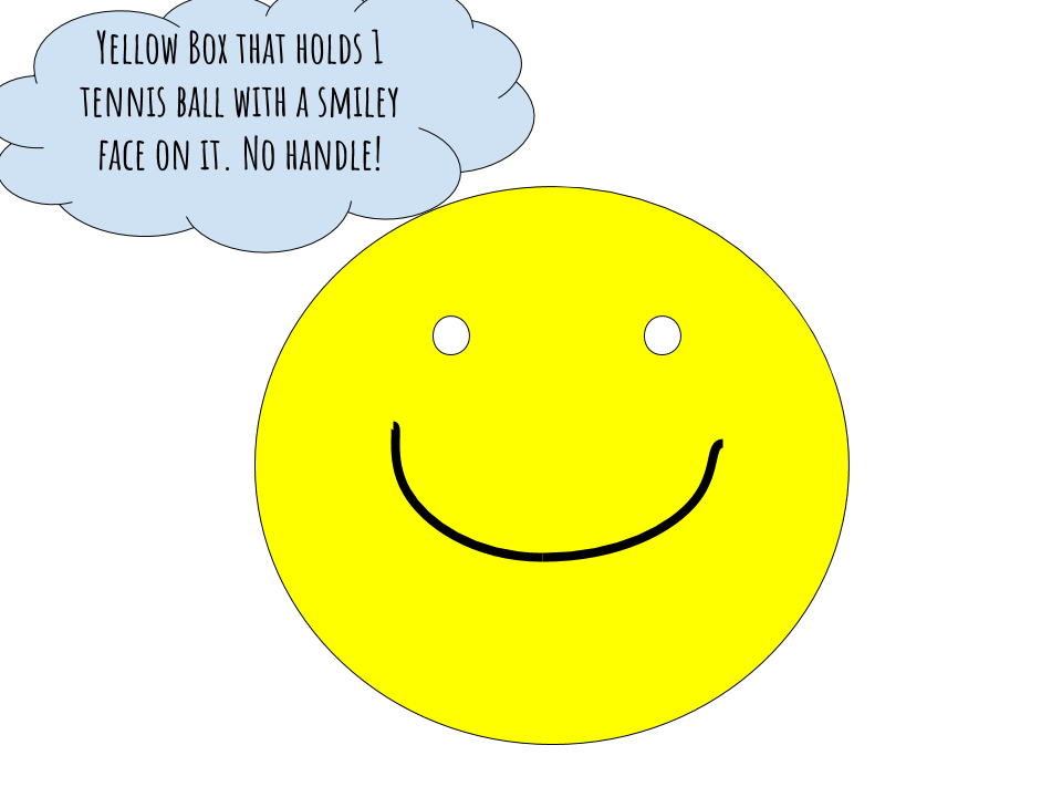 Design a yellow box