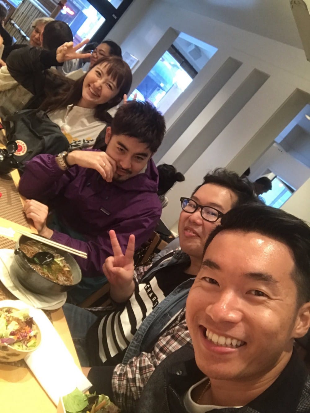 Dinner with my Twitter teammates