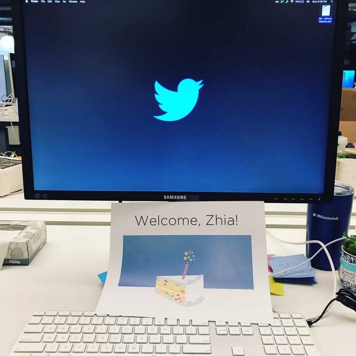 My 1st day at Twitter