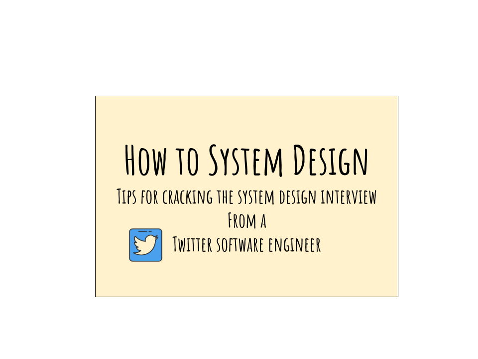 Cracking the System Design Interview
